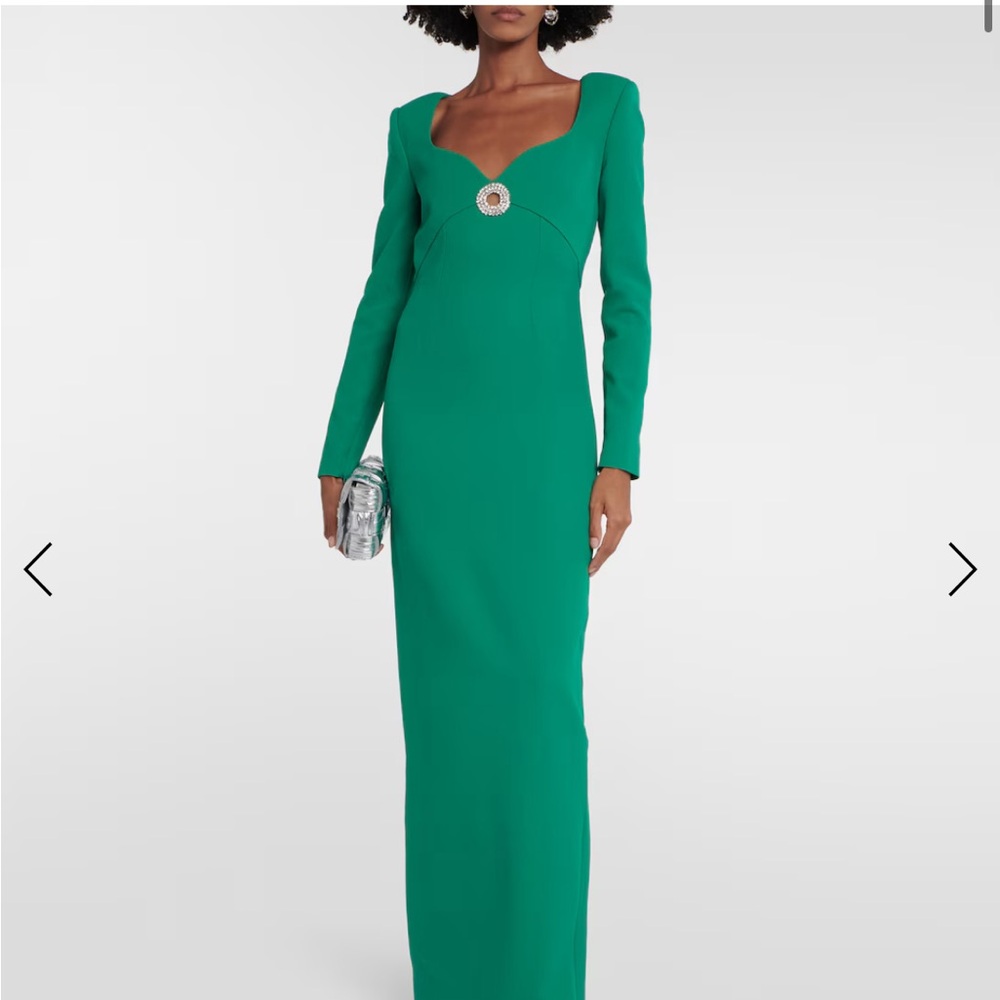 Safiyaa Elegant Green Dress